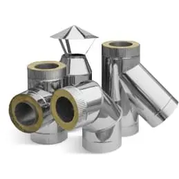 Двухконтурные (двустенные) дымоходы